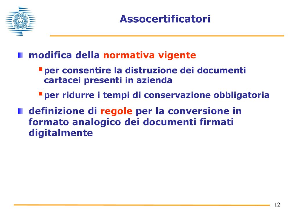 La dematerializzazione dei documenti regole ed opportunità ppt scaricare